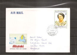 Aitutaki  ( FDC De  1995 Voyagé Vers La Grande-Bretagne à Voir) - Aitutaki
