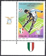 2000 Italia 2518 Lazio Campione Angolare Mnh** - 1991-00: Mint/hinged