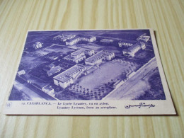 CPA Casablanca (Maroc).Le Lycée Lyautey, Vu En Avion. - Casablanca