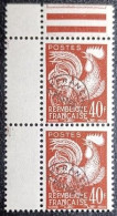 FRANCE Y&T PREO N°113**.Paire BdF. Type Coq Gaulois. Neuf** MNH - 1953-1960