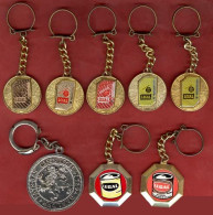 ** 8  LOTS  CAFE  LEGAL ** - Key-rings