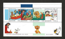 Denmark 2002  Danish Comics And Cartoons For Children   Mi Bloc 18 MNH(**) - Unused Stamps