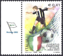 2003 Italia 2737 Juventus Campione Label Mnh** - 2001-10: Mint/hinged
