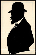 TOP CPA SILHOUETTE D'HOMME - Siluette