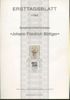 Bund Jahrgang 1982 Ersttagsblätter ETB Komplett (XL9782) - Lettres & Documents