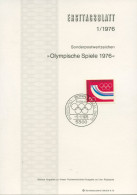 Bund Jahrgang 1976 Ersttagsblätter ETB Komplett (XL9776) - Covers & Documents