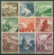 Deutsches Reich 1938 Winterhilfswerk WHW Ostmarklandschaften 675/83 Gestempelt - Used Stamps