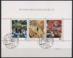 Portugal 1988 Gemälde Im 20. Jh. Block 61 Gestempelt (C91095) - Blokken & Velletjes