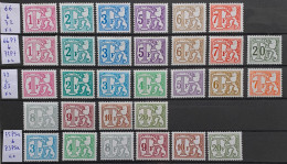 België, Samenstelling 4 Reeksen Strafportzegels, Postfris **, OBP 33.5€ - Timbres