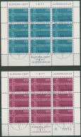 Jugoslawien 1971 Europa CEPT Kettensymbol Kleinbogen 1416/17 K Gestemp. (C93521) - Blocks & Sheetlets