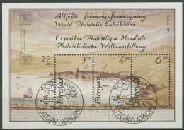 Färöer 1986 Briefmarken-Ausstellung HAFNIA '87 Block 2 Gestempelt (C17500) - Faeroër