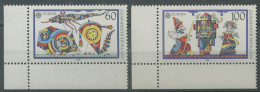 Bund 1989 Europa CEPT Kinderspiele 1417/18 Ecke 3 Unten Links Postfrisch (E660) - Unused Stamps
