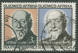 Südwestafrika 1966 Heinrich Vedder Lehrer Und Missionar 327/28 Gestempelt - Africa Del Sud-Ovest (1923-1990)