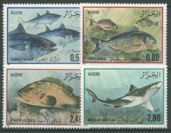 Algerien 1985 Fische Glatthai Zackenbarsch Thunfisch 873/76 Postfrisch - Algerije (1962-...)