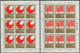 Jugoslawien 1971 Selbstverwaltungskongress Kleinbg.1418/19 K Postfrisch (C93522) - Blocks & Kleinbögen