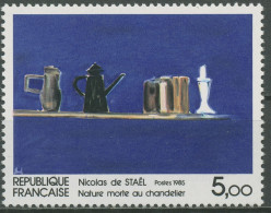 Frankreich 1985 Zeitgenössische Kunst Gemälde Nicolas De Stael 2502 Postfrisch - Unused Stamps