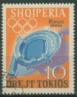 Albanien 1964 Int. Sport-Briefmarken-Ausstellung Rimini 838 Gestempelt - Albanië
