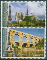 UNO New York 2006 UNESCO Frankreich Bauwerke 1022/23 Postfrisch - Unused Stamps