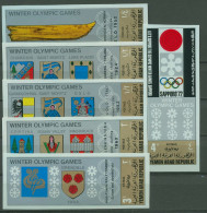 Jemen (Nordjemen) 1968 Olympiade Winter Austragungsorte 826/31 Postfrisch - Yemen