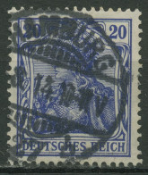 Deutsches Reich 1905/13 Germania Friedensdruck 87 I A Gestempelt Geprüft - Gebruikt