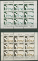 Jugoslawien 1980 KSZE Madrid Friedenstaube Kleinbogen 1857/58 K Postfr. (C93633) - Blocks & Sheetlets