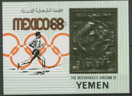 Jemen (Königreich) 1968 Beendigung Olympiade Block 143 Postfrisch (C18999) - Yemen