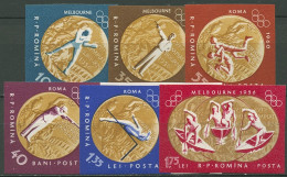 Rumänien 1961 Olympia Sommerspiele Melbourne 2010/19 B Postfrisch Geschnitten - Unused Stamps