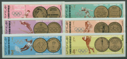 Jemen (Nordjemen) 1968 Goldmedaillen Olympiade 767/72 Postfrisch - Yémen