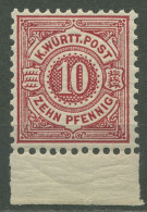 Württemberg 1875 Weiße Ziffern Im Kreis 46 C Mit Rand Postfrisch Geprüft - Mint