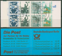 Berlin Markenheftchen 1989 Sehenswürdigkeiten SWK MH 15 BERLIN-Stempel - Postzegelboekjes