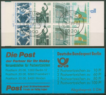 Berlin Markenheftchen 1989 Sehenswürdigkeiten SWK MH 15 BERLIN-Stempel - Booklets