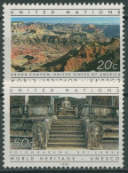 UNO New York 1984 UNESCO Grand Canyon, Ruinenstadt Sri Lanka 444/45 Postfrisch - Ungebraucht