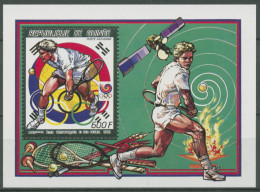 Guinea 1987 Olympische Spiele Seoul Tennis Block 281 A Postfrisch (C62585) - Guinee (1958-...)