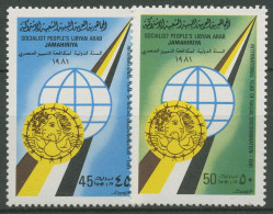 Libyen 1981 Jahr Gegen Rassismus 895/96 Postfrisch - Libyen