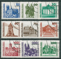 DDR 1990 Bauwerke Denkmäler 3344/52 Gestempelt - Used Stamps