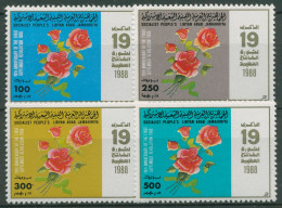 Libyen 1988 Septemberrevolution Blumen Rosen 1795/98 Postfrisch - Libië