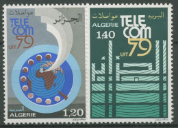 Algerien 1979 Ausstellung TELECOM Genf 740/41 Postfrisch - Algérie (1962-...)