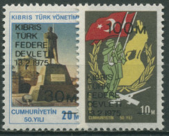 Türkisch-Zypern 1975 Proklamierung Der Autonomen Regierung 8/9 Postfrisch - Nuovi