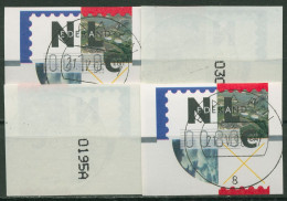 Niederlande ATM 1996 Van-Brienenoord-Brücke, Satz ATM 2.1 S 1 Mit Nr. Gestempelt - Gebruikt