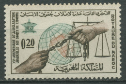 Marokko 1963 UNESCO Erklärung Der Menschenrechte 528 Postfrisch - Marokko (1956-...)