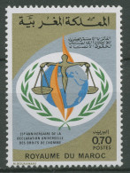 Marokko 1974 Erklärung Der Menschenrechte 763 Postfrisch - Marocco (1956-...)