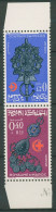 Marokko 1966 Rotes Kreuz Roter Halbmond Kehrdruckpaar 568/69 KD Postfrisch - Morocco (1956-...)