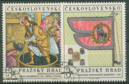 Tschechoslowakei 1969 Prager Burg 1876/77 Gestempelt - Used Stamps