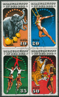 DDR 1985 Zirkus Tierdressur 2983/86 ZD Gestempelt (C99754) - Used Stamps
