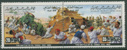 Libyen 1982 Schlacht Von El-Tangi 1037/38 ZD Postfrisch - Libië