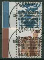 Bund 1988 Sehenswürdigkeiten SWK Mit Rand Links 1347/48 SR Li. TOP-ESST BERLIN - Used Stamps