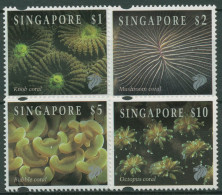Singapur 1994 Tiere Leben Im Korallenriff Korallen 720/23 I Postfrisch - Singapour (1959-...)