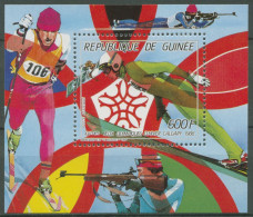 Guinea 1987 Olymp. Spiele Calgary Skispringen Block 260 A Postfrisch (C62584) - Guinee (1958-...)