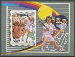 Guinea 1988 Tennis Steffi Graf Block 316 A Postfrisch (C62586) - Guinée (1958-...)