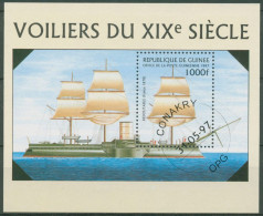 Guinea 1997 Kriegsschiffe Des 19. Jahrhunderts Block 509 Gestempelt (C62588) - Guinee (1958-...)
